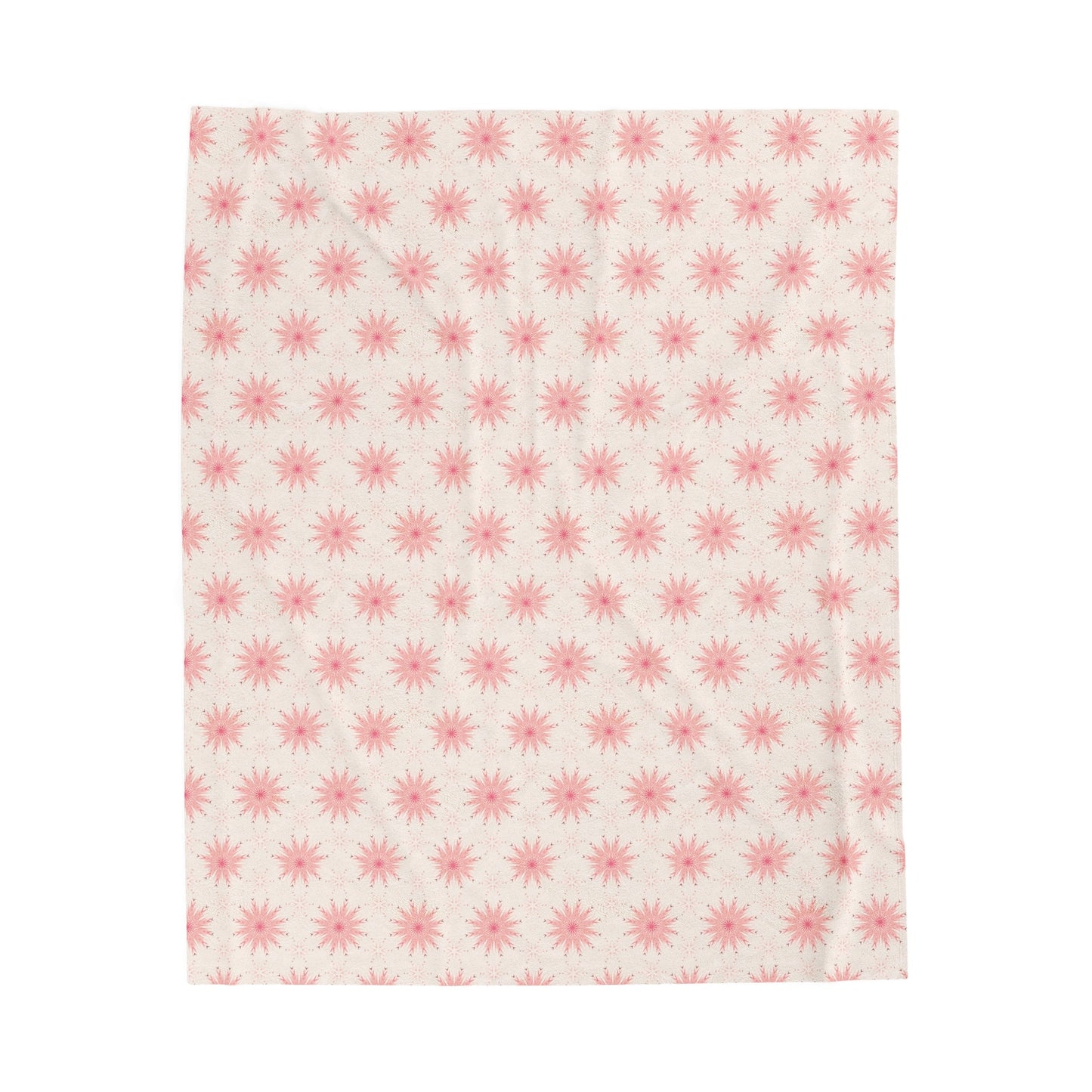 Pink Starburst Velveteen Plush Blanket22925507089008501854All Over PrintsReady Set Monkey