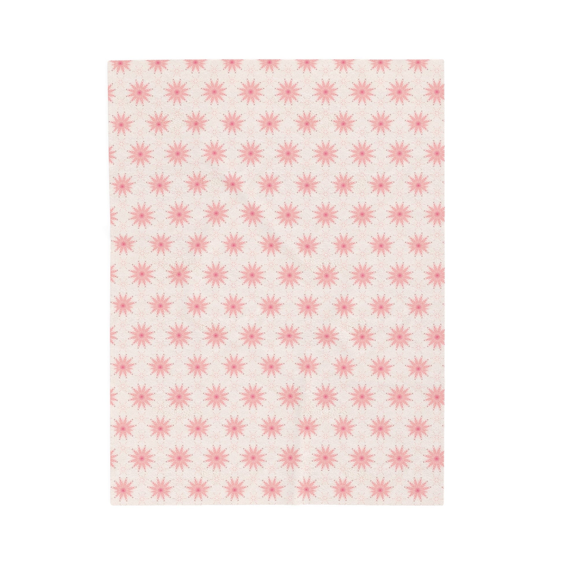 Pink Starburst Velveteen Plush Blanket13285523817615458338All Over PrintsReady Set Monkey