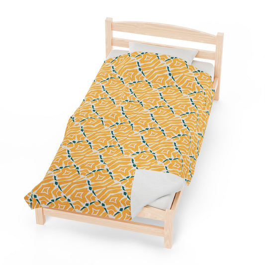 Sunshine Bricks Velveteen Plush Blanket27184643330236088604All Over PrintsReady Set Monkey