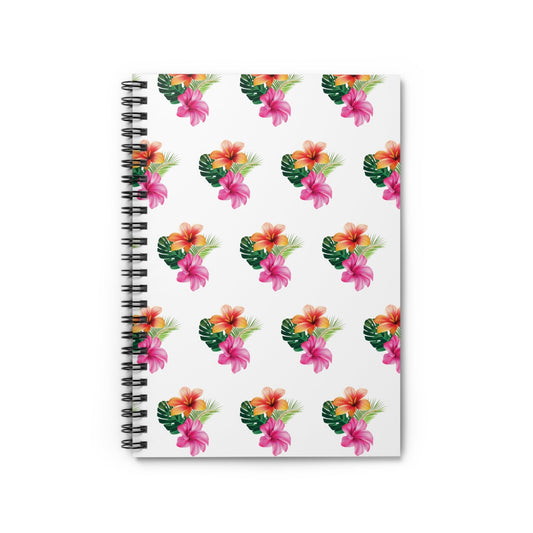 Tropical Flowers Spiral Notebook - Ruled Line61862258708276819067Paper productsReady Set Monkey