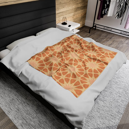 Turmeric Web Velveteen Plush Blanket30020568455120808867All Over PrintsReady Set Monkey